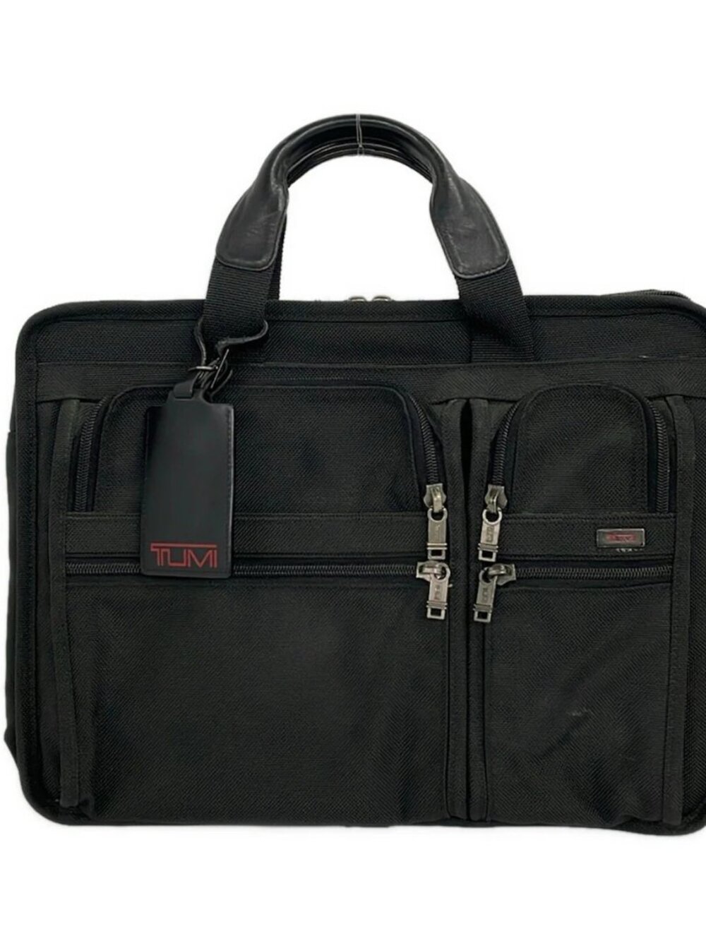 TUMI 26041D4 Black TUMI Nylon Leather Business Bag
